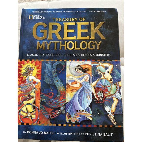 National Geo Treasury Of Greek Mythology By Donna Jo Napoli & Christina Balit - Picture 4 of 14